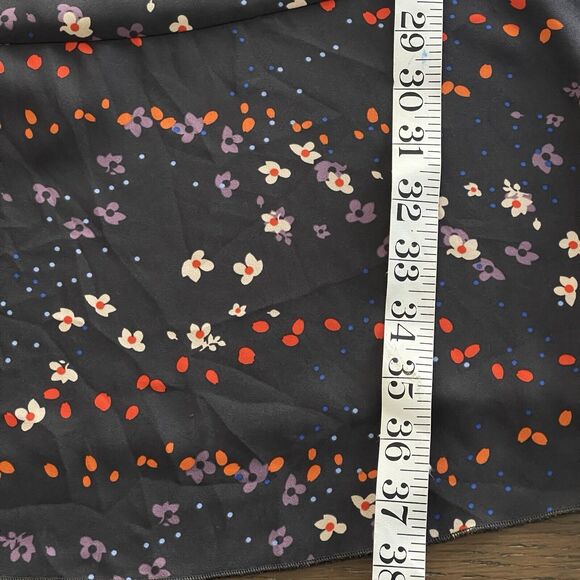 Cabi Muse Floral Dress Womens Small Gray Tulip Sleeve Casual Knee Length #3828 - Picture 11 of 11